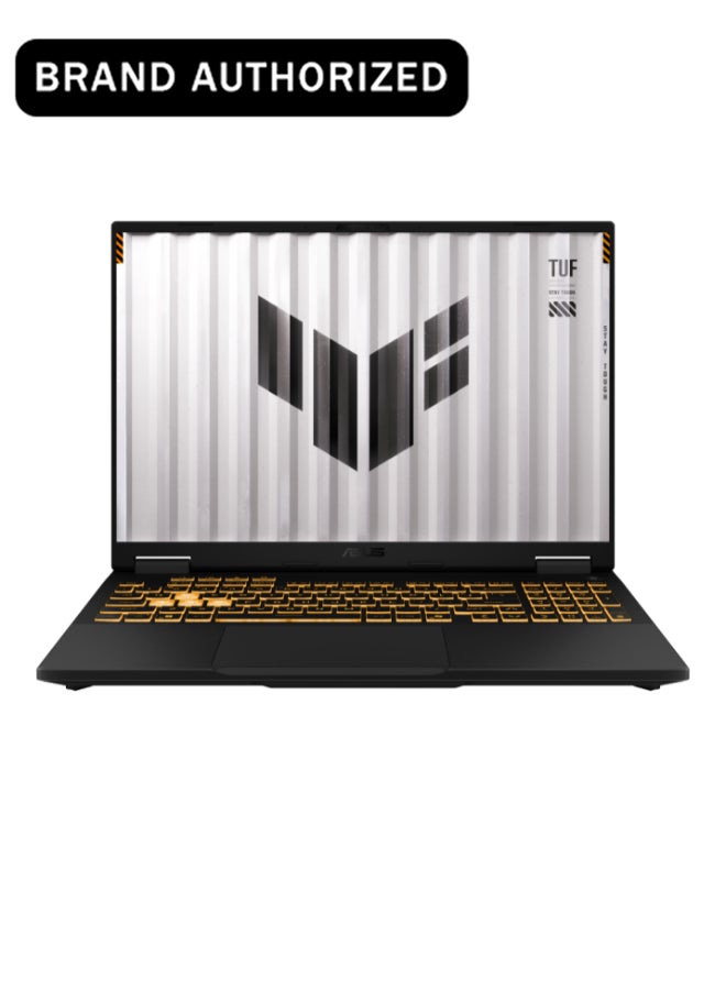 ASUS TUF Gaming F16 Intel Core i7 14650HX Processor, 16 GB RAM, 1TB SSD, 8 GB NVIDIA RTX 5060, 16" FHD 165HZ Display, Windows 11 Home, English & Arabic Keyboard, Jaeger Gray, 1 Year Warranty | FX608JM