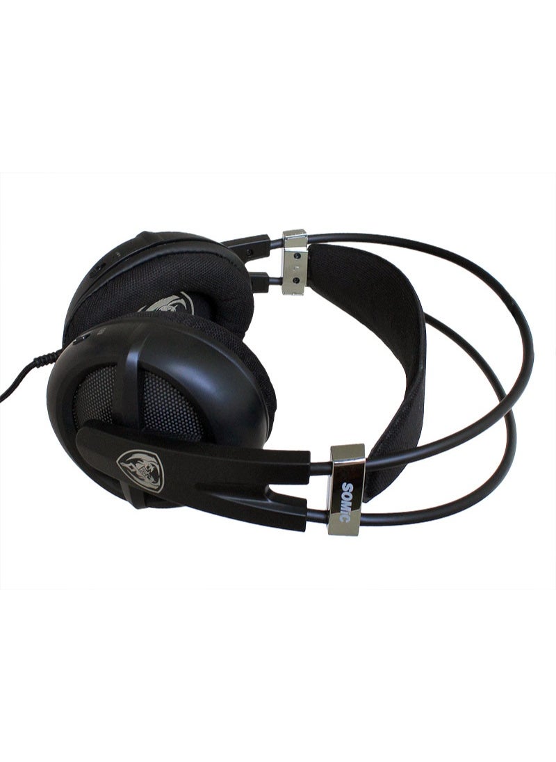 Somic P6  Led Gaming 3.5mm Vibration Headset With Internal Mic In The Wire .Heaedphone For PC and Mobile  - Image 5