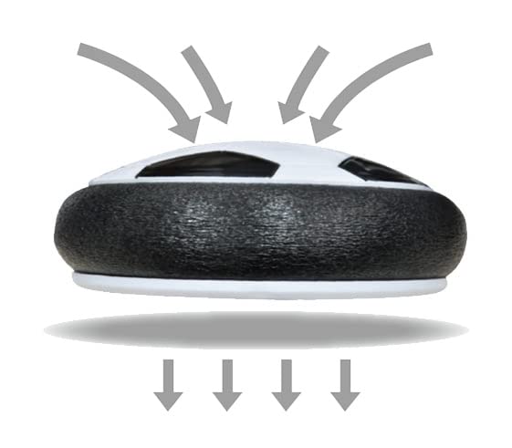Lexibook Aerofoot Hovercraft Soccer disc 2 Goals Pump and Inflatable Ball Included Glides Easily Fast and Dynamic Light Effects AntiShock Foam Edges Rechargeable JG981 - Image 3