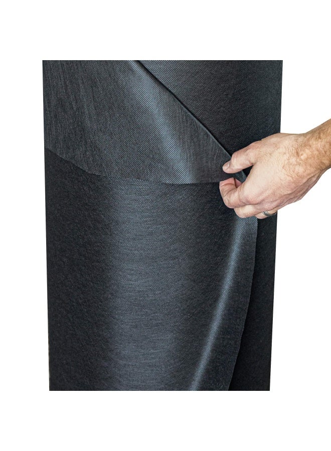 House2Home 36 Inch X 3 Yard Upholstery Black Cambric Dust Cover Fabric Replacement For Sofas Chairs Conceals Frame And Staples Inside Furniture - Image 2
