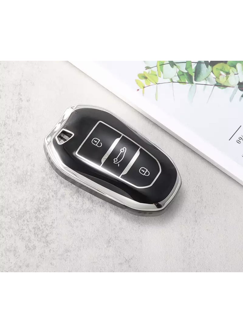 Xukey - Peugeot 208 308 408 508 3008 5008 RiFTER Key Case KEYLESS START - Image 1