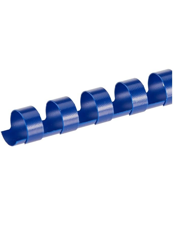SUPER DEAL 100-Piece Plastic Binding Combs 12mm Blue  - Image 2