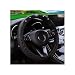 Couslcd Bling Car Steering Wheel Cover Diamond Leather Crystal Rhinestones Vehicles Steering Wheel Protector Sparkling AntiSlip Automotive Interior Decoration Accessories Universal Fit Black - Image 2