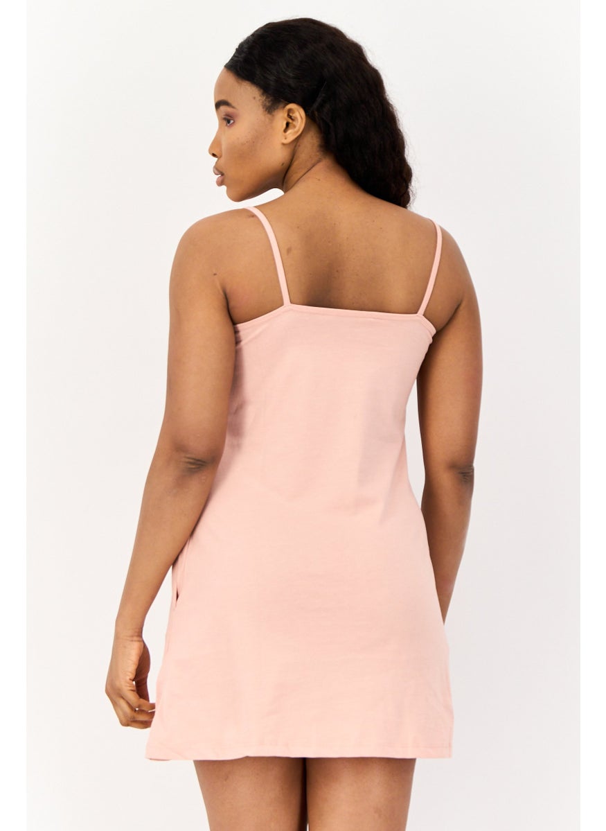 ONLY Women Plain Mini Dress, Dusty Pink  - Image 2