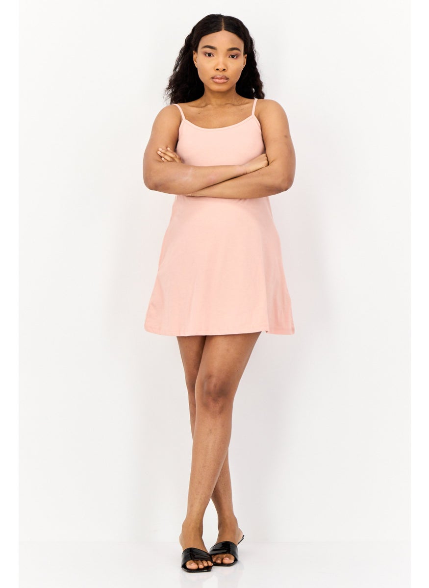 ONLY Women Plain Mini Dress, Dusty Pink  - Image 4