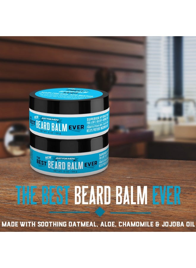 Just For Men - The Best Beard Balm Ever Stlying Balm With Oatmeal Aloe Chamomile And Jojoba Oil 2.25 Fluid Ounce - Image 1