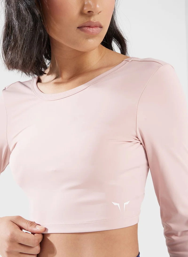 SQUATWOLF Scoop Cropped T-Shirt