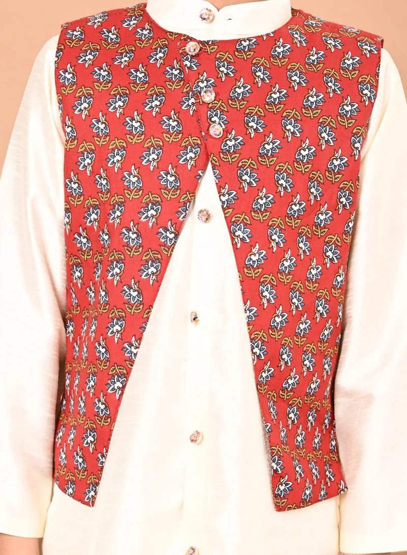 LILPICKS Kurta Pajama Set with Nehru Jacket