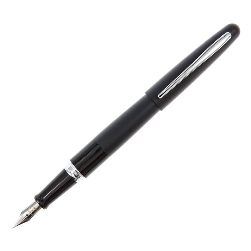 PILOT Metropolitan Collection Fountain Pen, Black Barrel, Classic Design, Fine Nib, Black Ink (91111) - Image 1