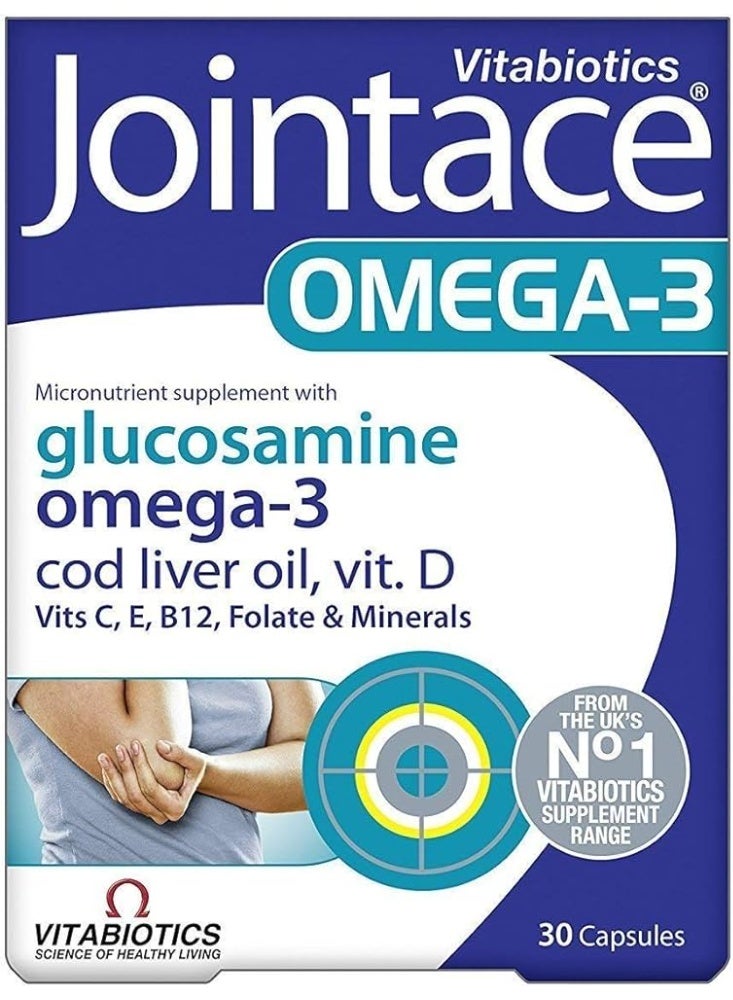 Vitabiotics Jointace - Omega 3 & Glucosamine - 30 Capsules