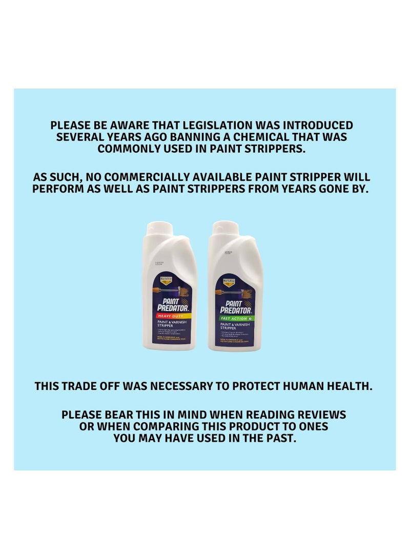 Bartoline Paint Predator Heavy Duty Paint and Varnish Stripper 1L - Professional Range - Image 2