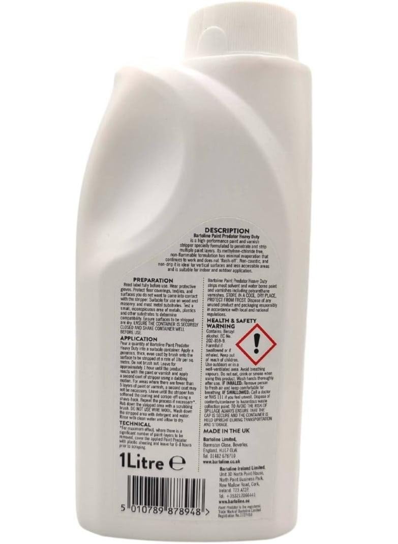 Bartoline Paint Predator Heavy Duty Paint and Varnish Stripper 1L - Professional Range - Image 4