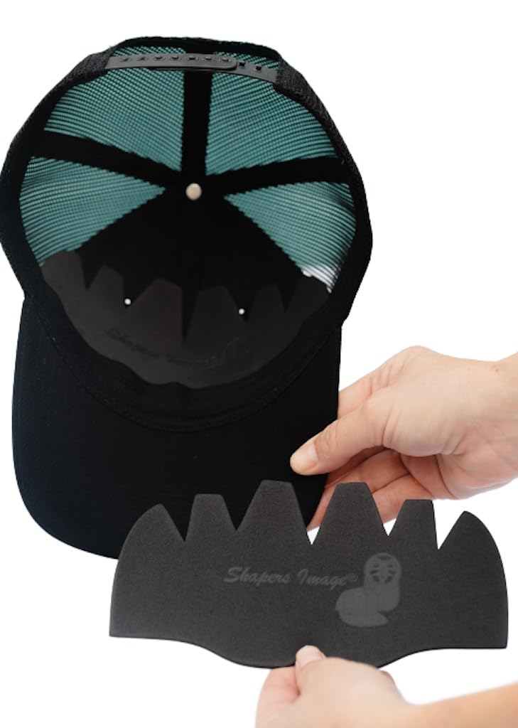 Shapers Image (3 Count, Black MeshPro Cap Insert for Trucker and Baseball Mesh Caps - Image 1