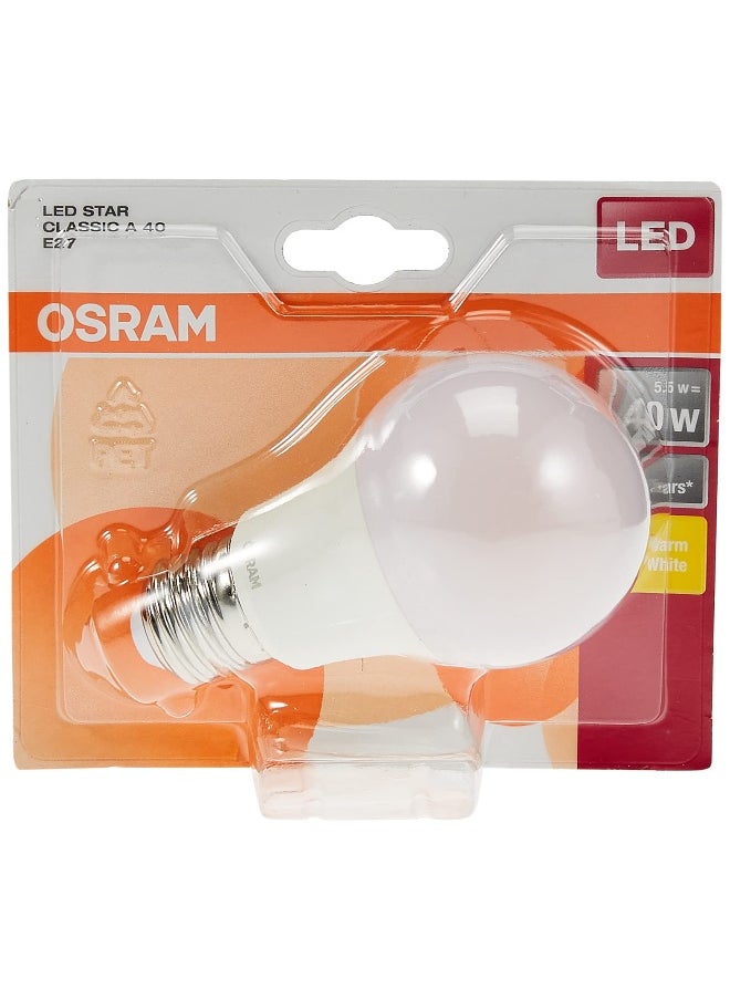 Osram Osram LED Star Classic A 5.5 Warm White 4 Pc Set Promo Pack  - Image 1