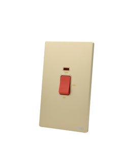 MAAT 2 Gang DP Large Switch with Indicator 