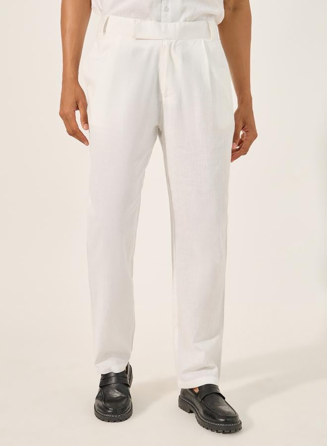 Styli Styli Solid Chest Pocket Shirt and Pants Co-Ords  - Image 5