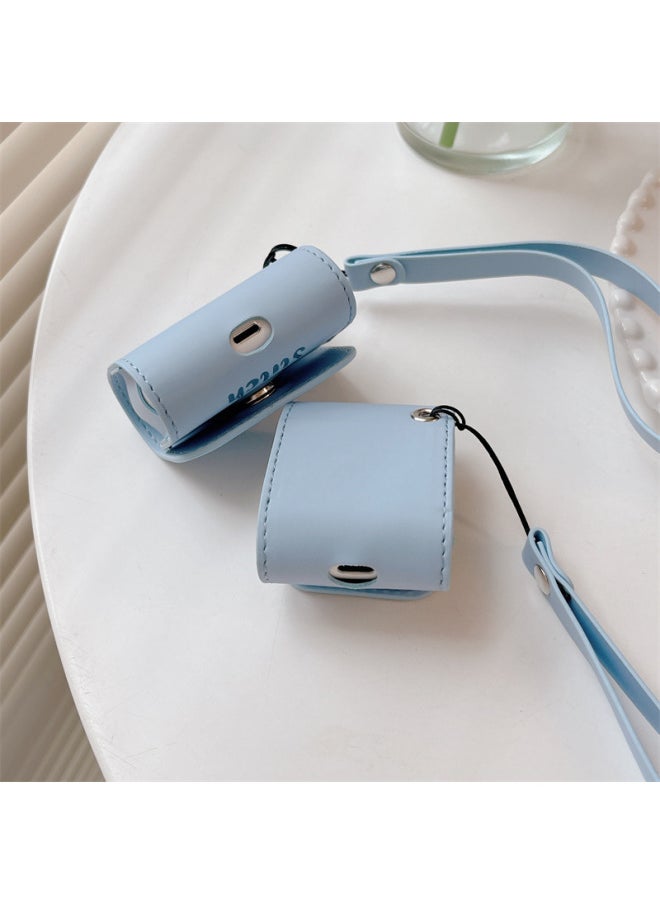 Generic - Stilwell Is Suitable For AirPods 4-generation Pro2 For Apple Bluetooth Wireless Earphone Set 1/2/3 Cute Leather Case Cartoon-Color:Leather Case Stitch + Lanyard-Applicable Model:Airpods Pro/pro2 - Image 1