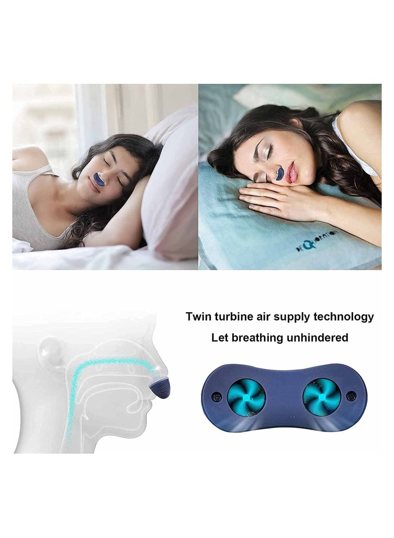 سيوسي أجهزة مكافحة الشخير سدادة كهربائية أوتوماتيكية للشخير لينة مزدوجة إيدي لتحسين جودة النوم جهاز منع USB صغير للهواء النقي تنفس مريح للنساء والرجال - Image 3