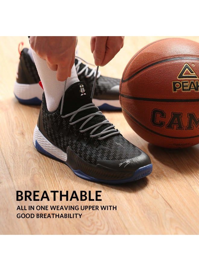 PEAK Men's Basketball Shoes Lightning Sport Shoes for Basketball, Running, Walking Obsidian - Image 3