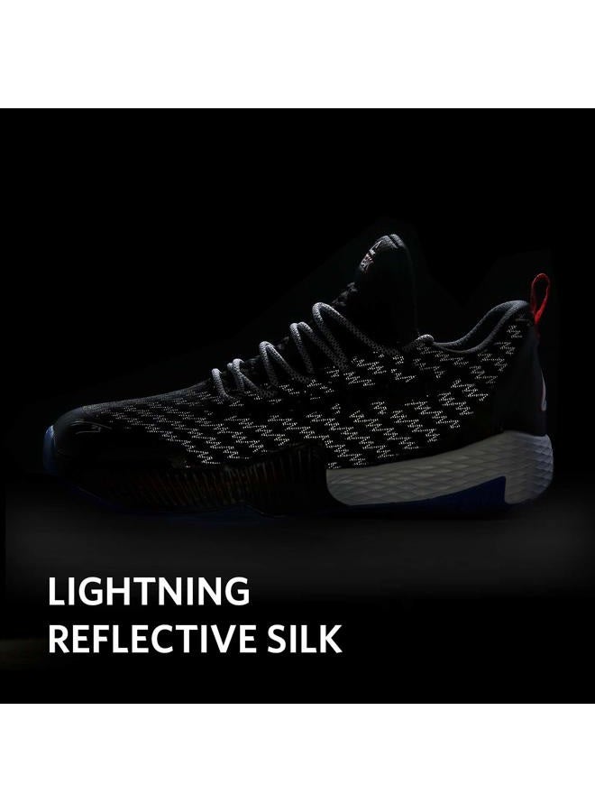 PEAK Men's Basketball Shoes Lightning Sport Shoes for Basketball, Running, Walking Obsidian - Image 5