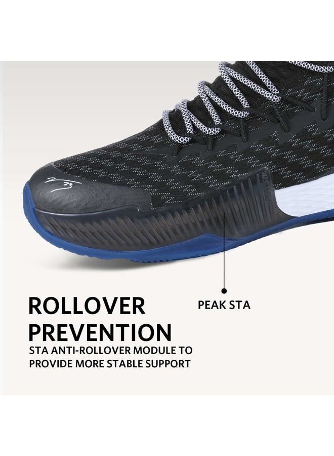 PEAK Men's Basketball Shoes Lightning Sport Shoes for Basketball, Running, Walking Obsidian - Image 4