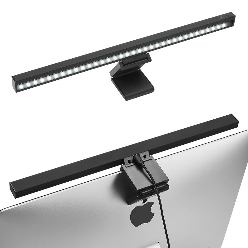 LYMAX Computer Monitor Led Lights with Remote: PC LED Bar Eye Caring Adjustable Desk Lamp for Home Office Gaming - Image 1