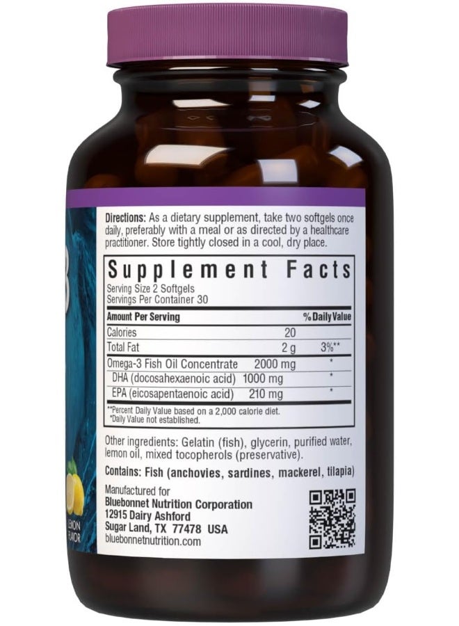 Blue Bonnet بي بي إيبكس أوميغا 3 1000 ملغ 60 كبسولة #944 - Image 4
