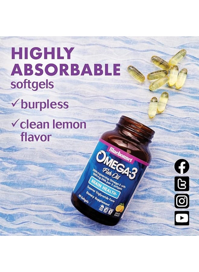 Blue Bonnet بي بي إيبكس أوميغا 3 1000 ملغ 60 كبسولة #944 - Image 2