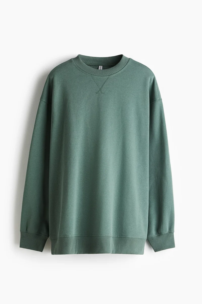 اتش اند ام بلوزة رياضية بقصّة فضفاضة