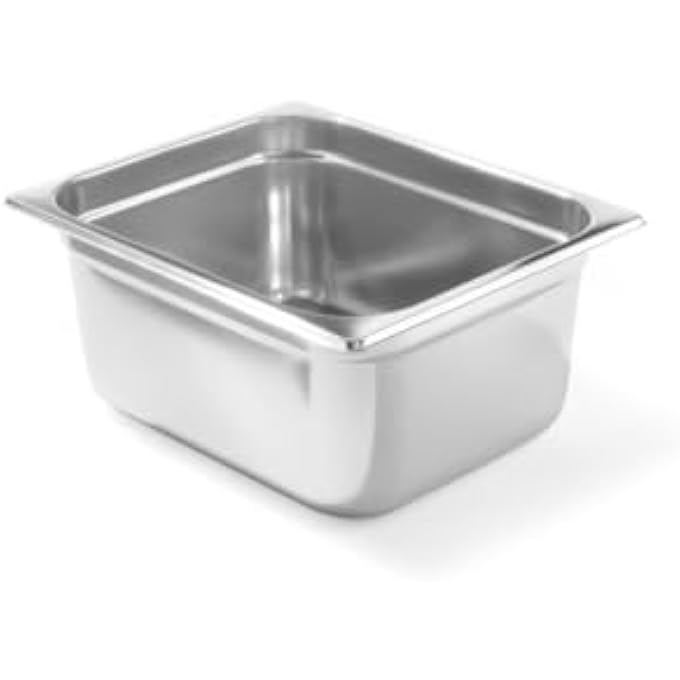 المستلم Gn 12Contenedor GnApilableResistente A Temperaturas De 40A 300Capto Para HornosCongeladoresCalientaplatosBao Mara95L325X265XH 150MmAcero Inoxable 1810