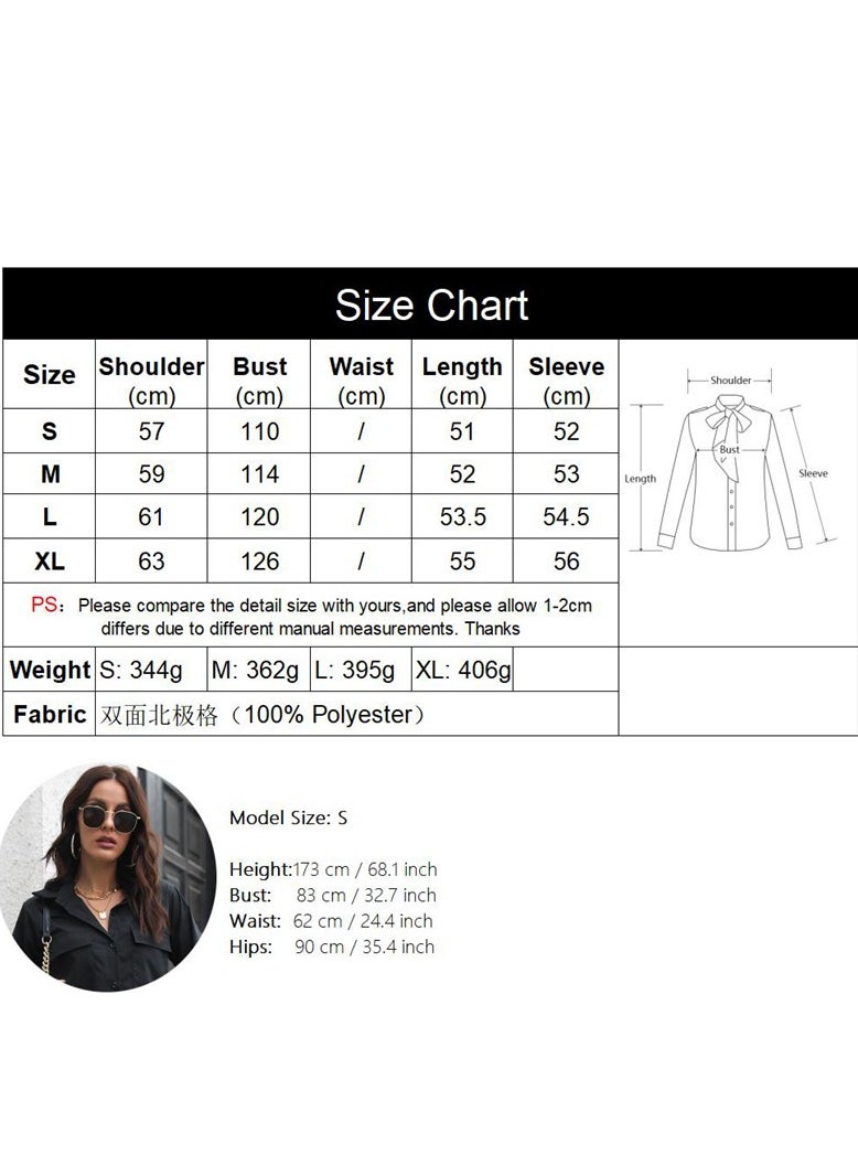 NIBEMINENT - Plaid Double Sided Velvet Coat Women's Lantern Sleeve Loose Long Sleeve Coat Jacket - Image 1