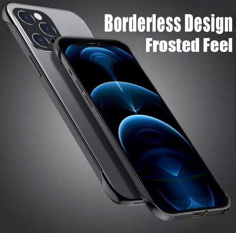 REALCASE Compatible with iPhone 17 Pro Max Back Cover Case | Stylish Frameless Matte Hard Skin | Soft TPU Shock Proof Bumper Back Cover Case for iPhone 17 Pro Max (Orange) - Image 5