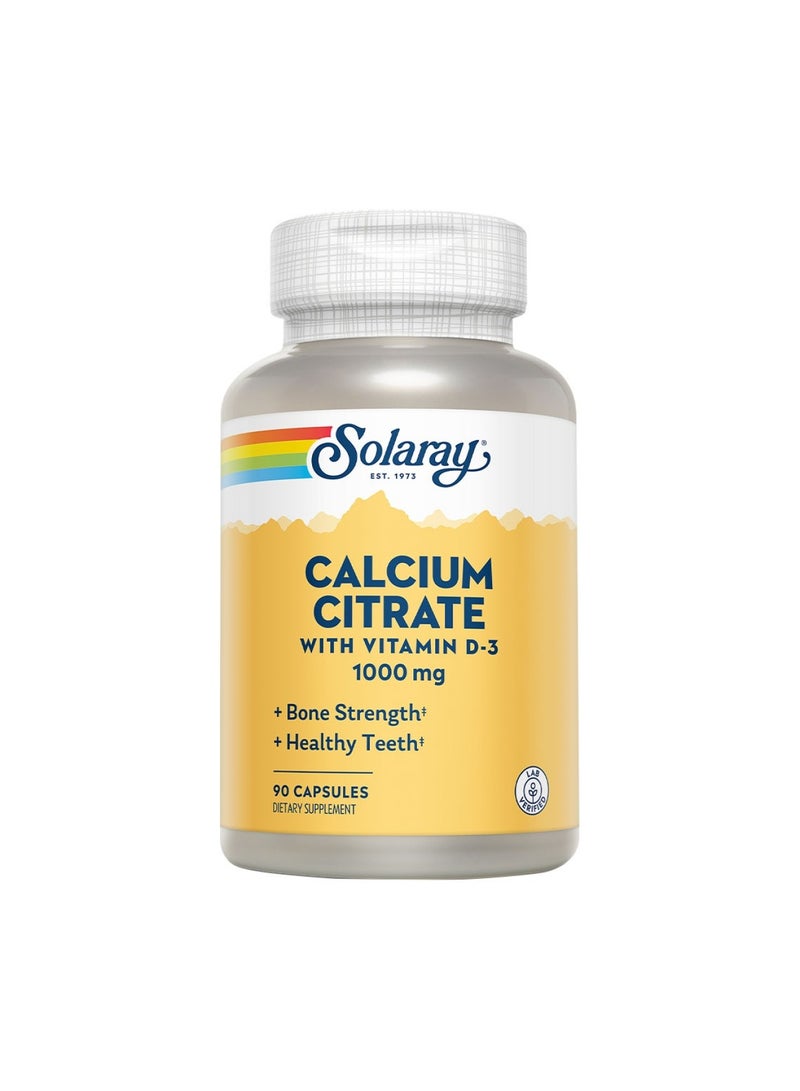 Calcium Citrate 1000 Mg With Vitamin D3 Capsule 90'S
