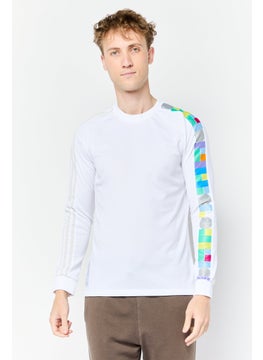 Adidas Men Sportswear Fit Long Sleeves  Training Sweatshirts, White  - Image 1