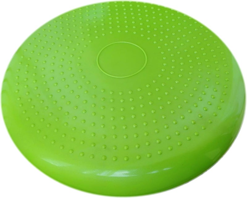 AppleRound Inflated Wobble Cushion with Hand Pump, Air Stability Board (Extra Thick), Core Balance Disc for Adults, Sensory Wiggle Seat for Kids, Flexible Seating for All Age, 13.5in 34cm Diameter - Image 3