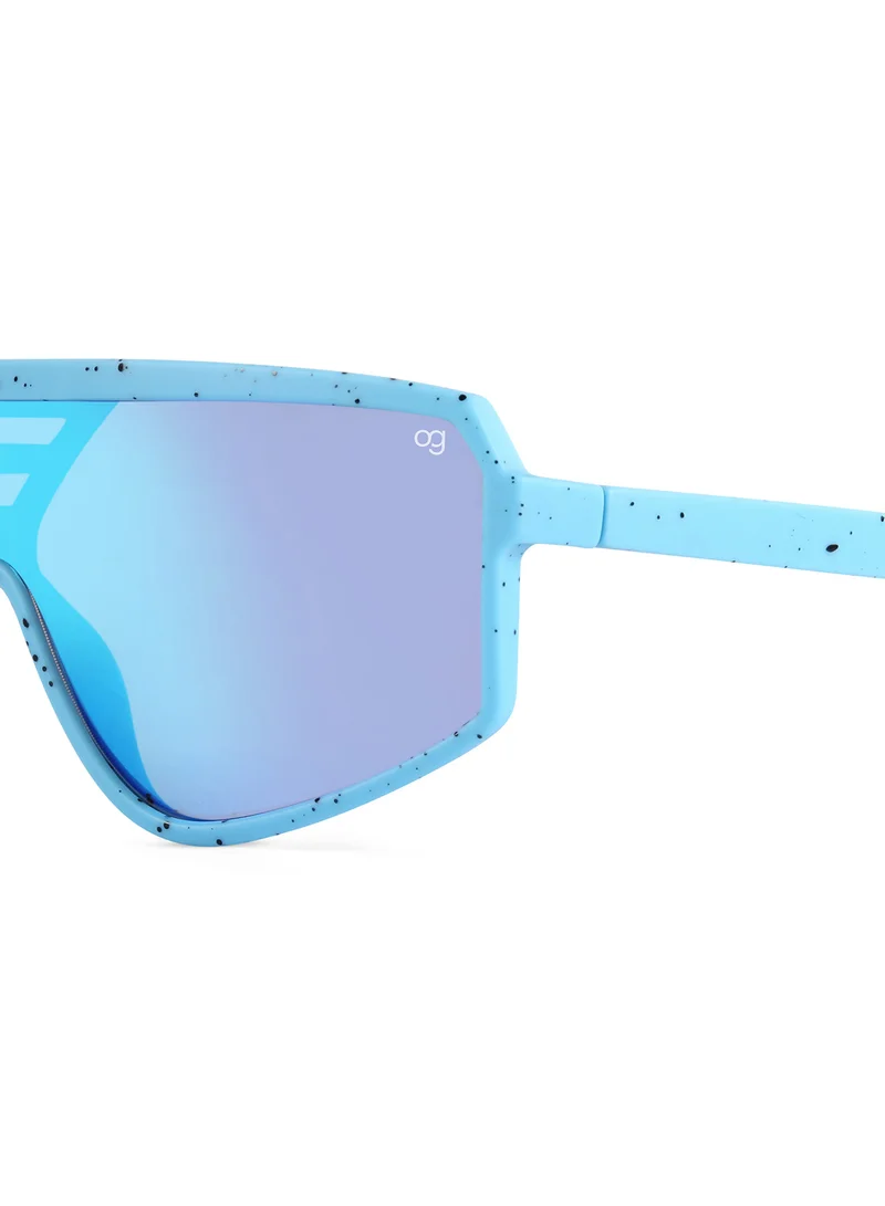 Woggles Uv-Protected Sky Blue Sports Sunglasses