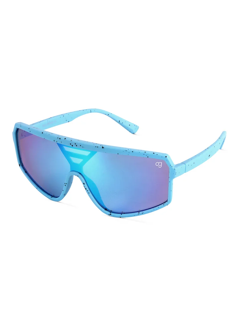 Woggles Uv-Protected Sky Blue Sports Sunglasses