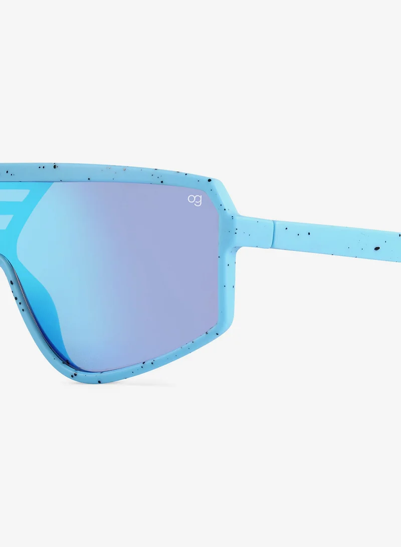 Woggles Uv-Protected Sky Blue Sports Sunglasses