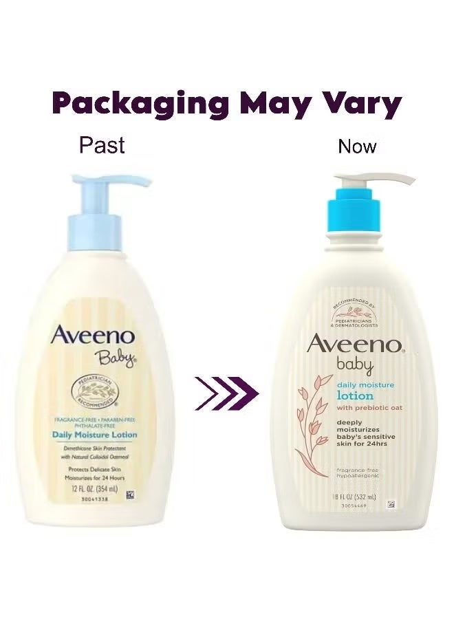 Aveeno Baby Daily Moisture Moisture Lotion 18 fl oz Packaging May Vary - Image 3