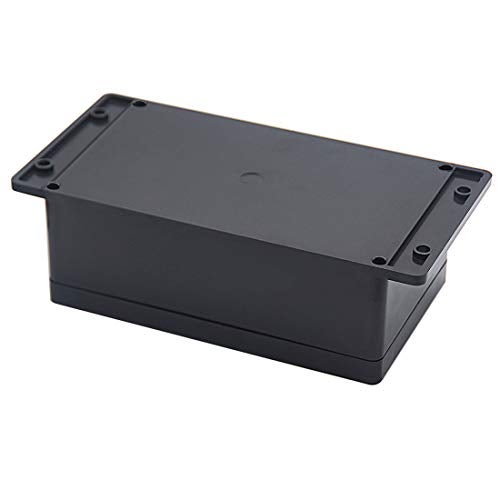 Zulkit Junction Box ABS Plastic Dustproof Waterproof IP65 Universal Electrical Boxes Project Enclosure with Fixed Ear Black 7.87 x 4.72 x 2.95 Inch (200 x 120 x 75 mm)(Pack of 2) - Image 3