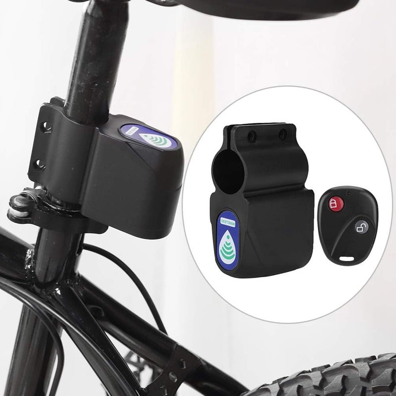 woobles Anti-Theft Bike Lock 120db Alarm Security Lock 0.1 kg Ultralight Wireless Remote Control Bicycle Alarm - Image 4