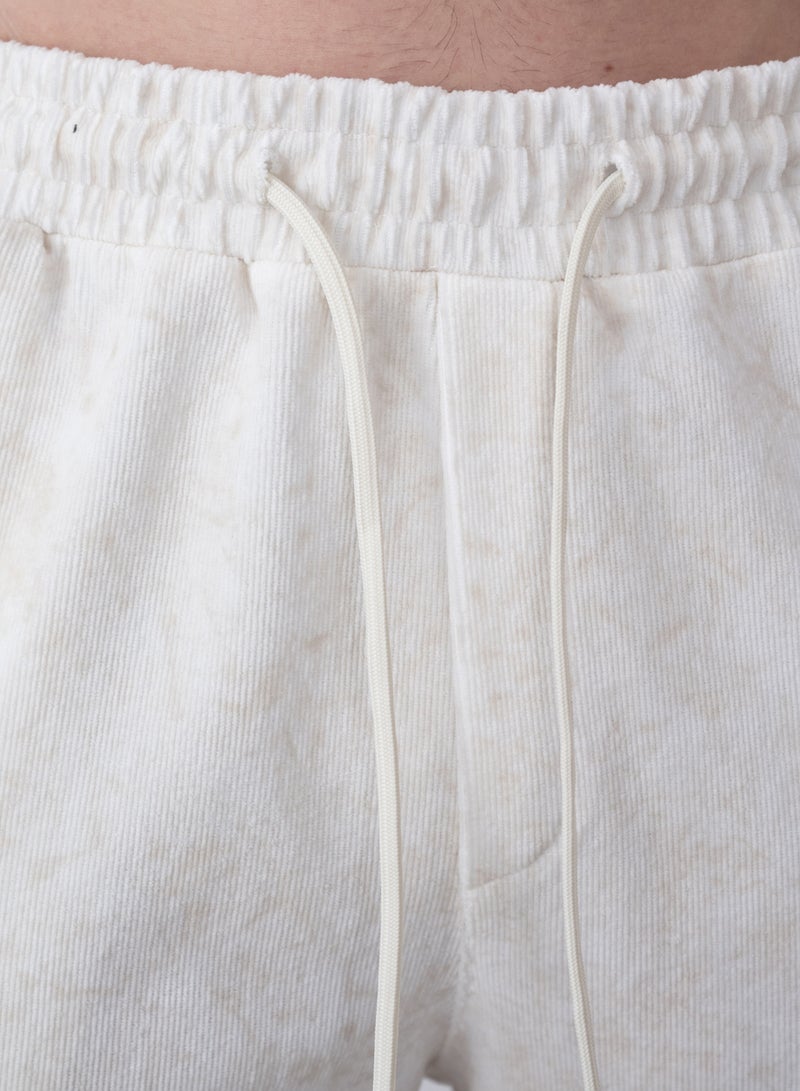 مراكش شورت كاجوال بأستك للرجال - ابيض - Image 3