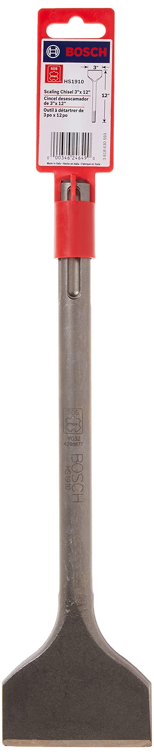 Bosch HS1910 Scaling Chisel 3-Inch by 12 Inch SDS max - Image 4