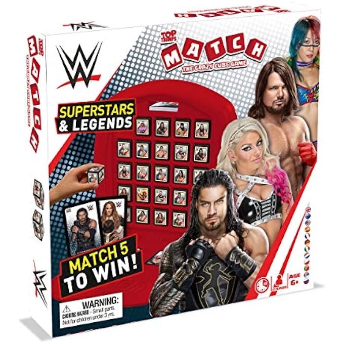توب ترامبس أفضل ترامب 035989 WWE Superstars & Legends لعبة لوحية - Image 1