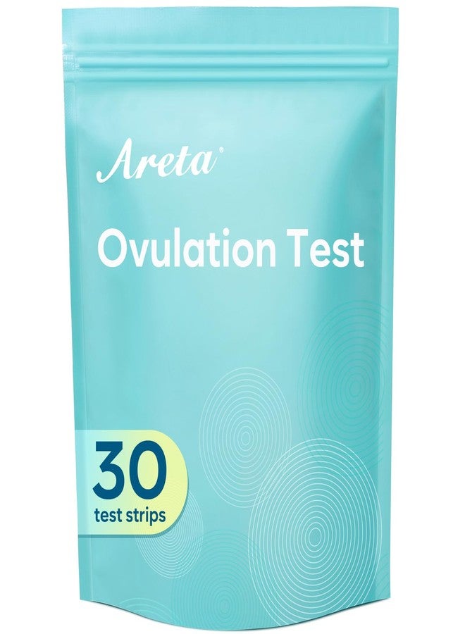 Areta Ovulation Test Strips Kit: 30 Tests | Accurate & Reliable for Women | Fast & Convenient Fertility Tracking | High Accuracy Ovulation Test Kit | Expiration Date 07/11/2026 - Image 1