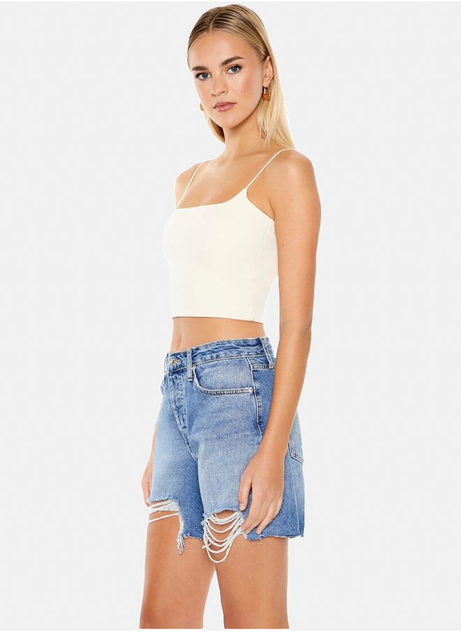 FOREVER 21 - Contour Sculpt Cropped Cami - Image 1
