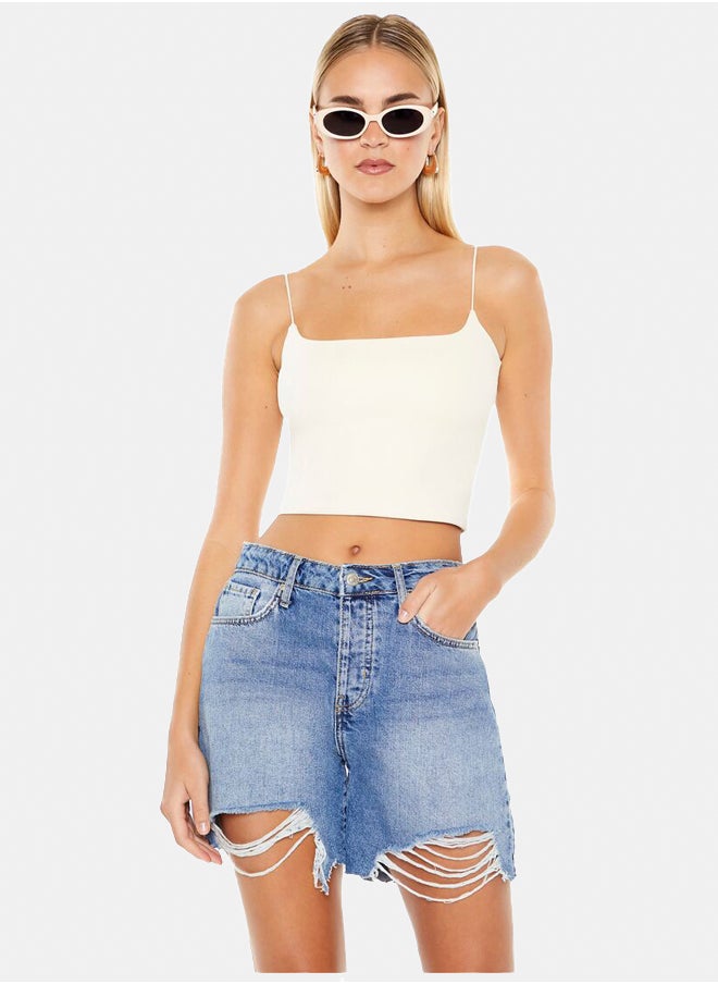 FOREVER 21 - Contour Sculpt Cropped Cami - Image 1