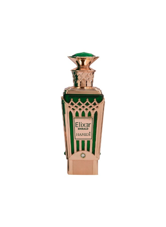 Hamidi Elixer Emrald Concentrated Perfume Oil For Unisex 20ml | Alcohol Free Attar For Women & Men | Long Lasting Perfume | Cpo For Her & Him | Oud Ittar Scent With Fresh Citrus, White Musk & Jasmine - Image 1