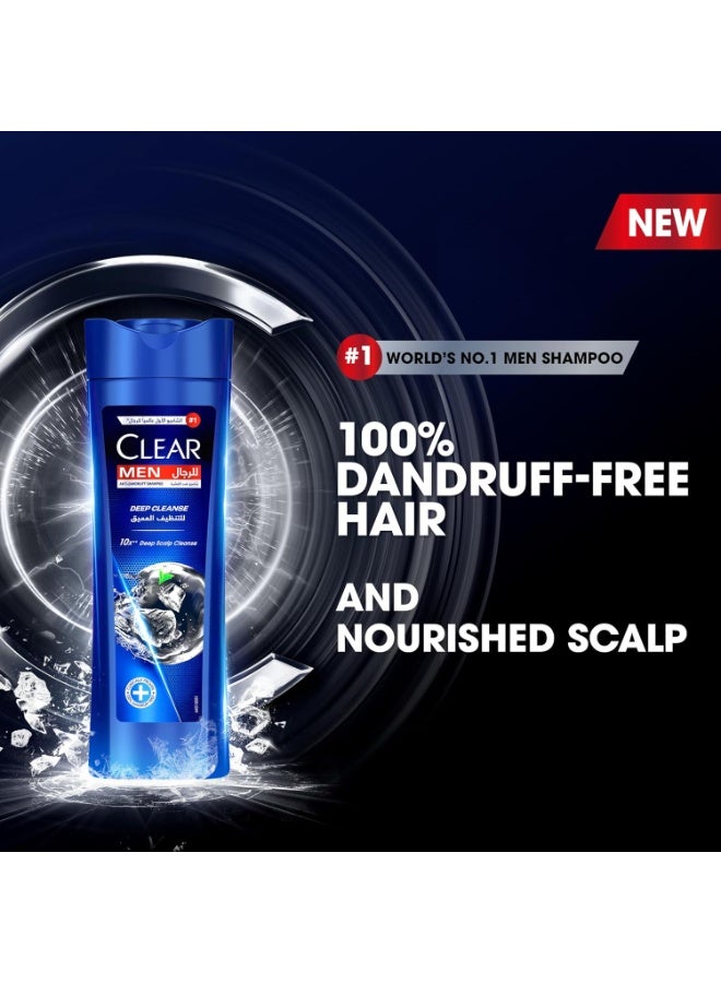 CLEAR Anti-Dandruff Shampoo Deep Scalp Cleanse with Charcoal & Mint- 600 ml - Image 2