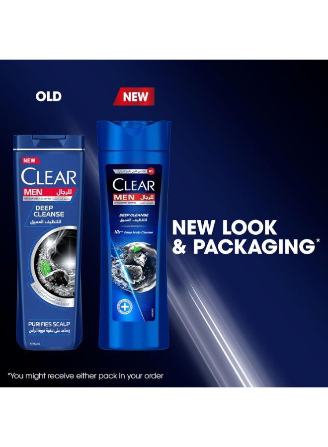 CLEAR Anti-Dandruff Shampoo Deep Scalp Cleanse with Charcoal & Mint- 600 ml - Image 5